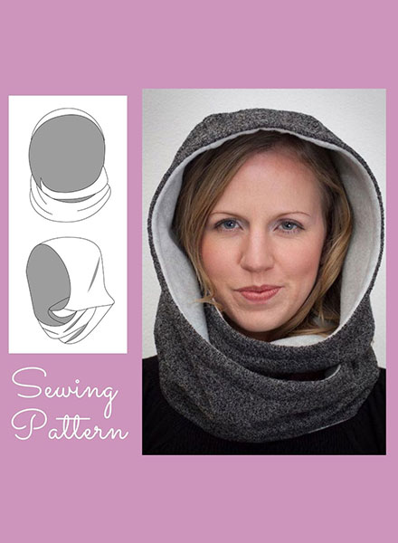 Hooded Infinity Scarf Pattern - Scarf Pattern