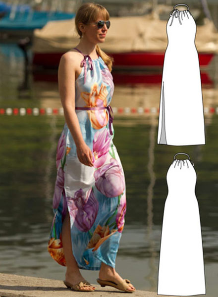 maxi dress pattern