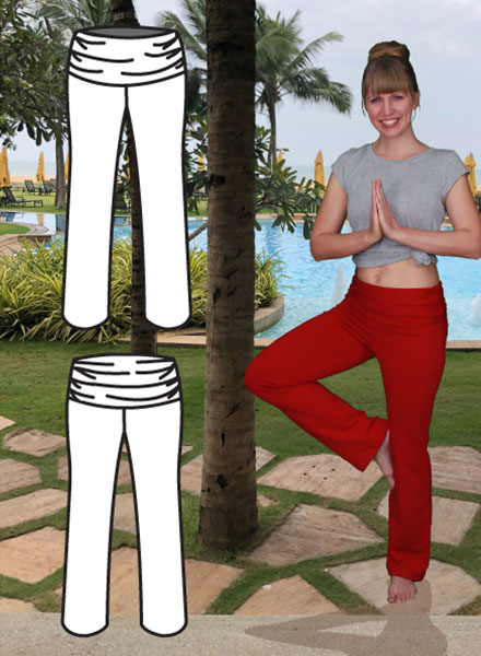 Easy Pants Pattern - Yvonna Yoga Pants