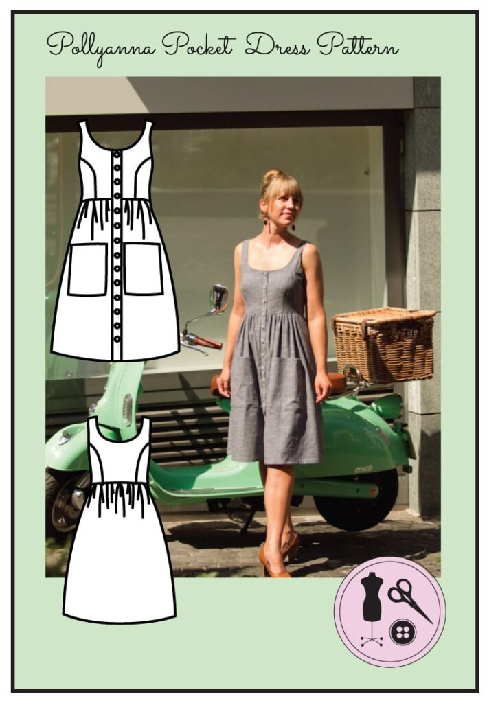 Button Down Dress Midi Dress Pattern Gina Renee Designs